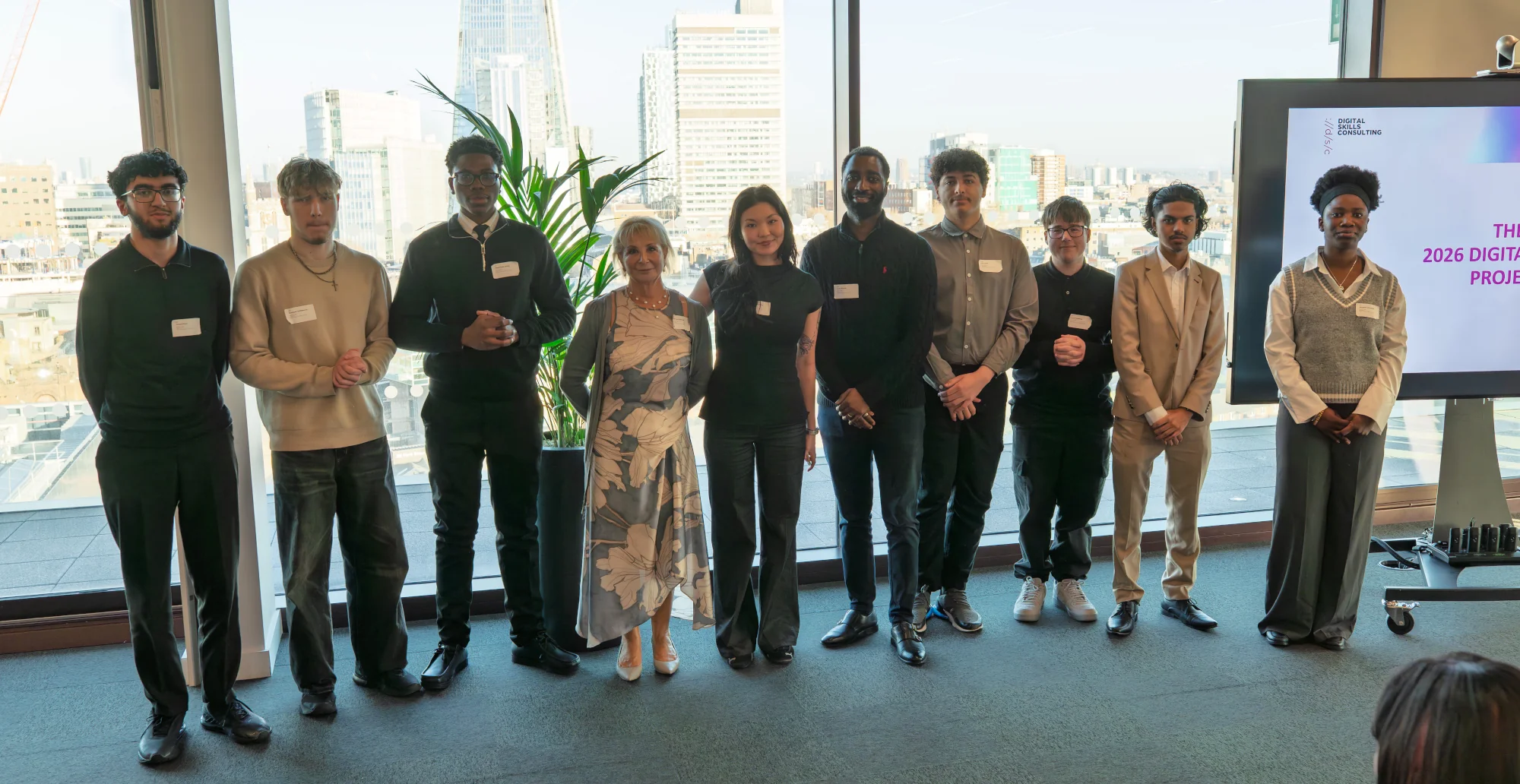 Students at the Digital Skills Project Finals